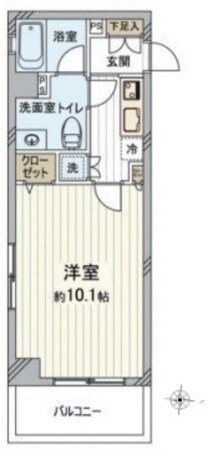 レ・ベント高円寺の物件間取画像